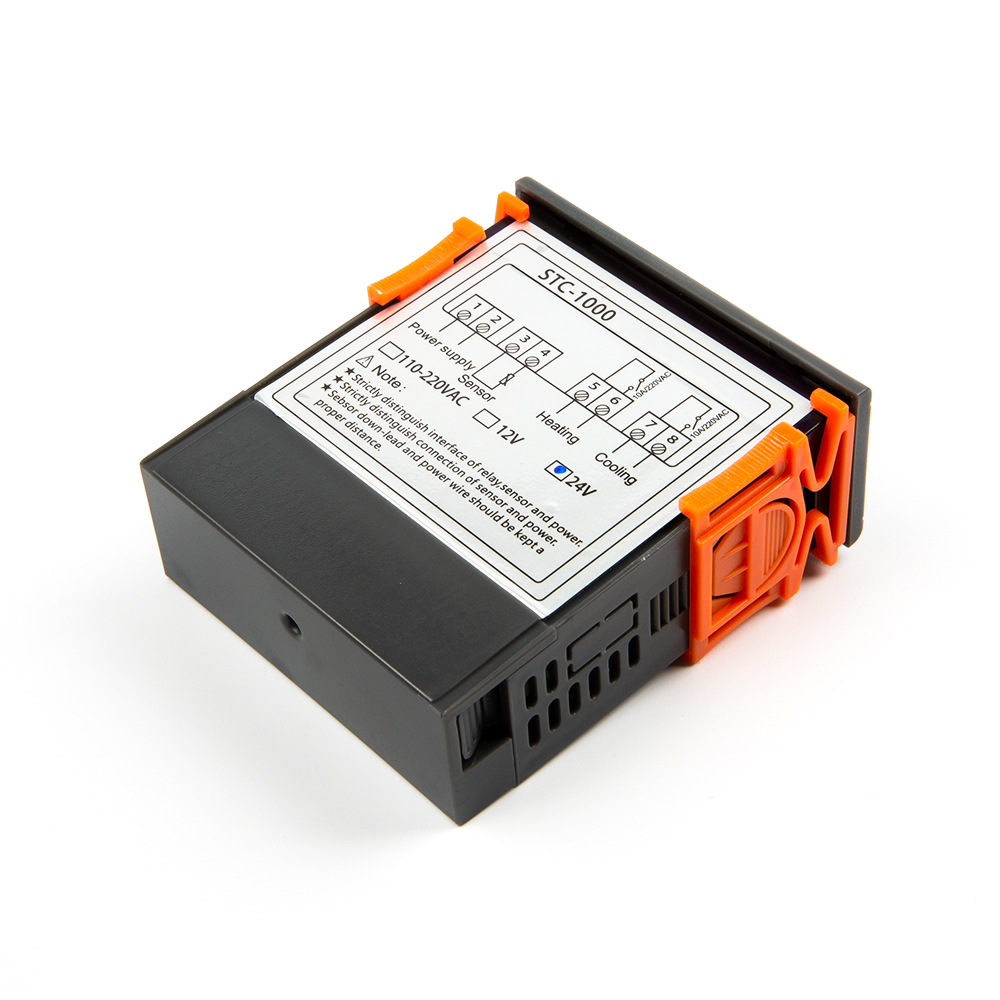 Цифровой терморегулятор (термостат) STC-1000, 24в